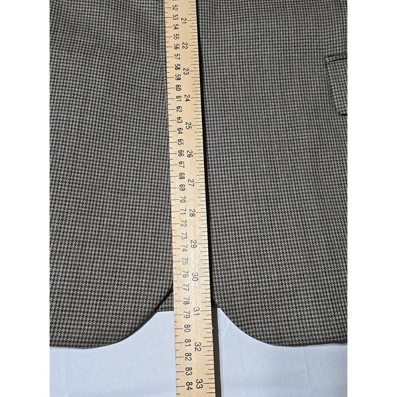 PRONTO UOMO BrownHerringbone PLATINUM WOOL SPORT COAT 50S blazer suit jacket